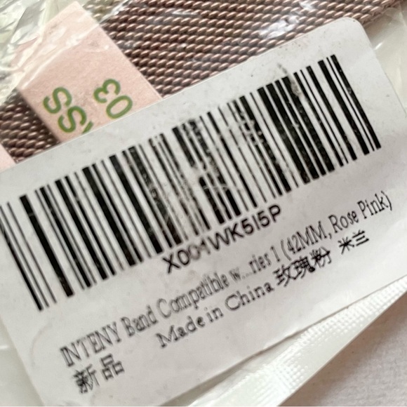 NEW ROSE Gold Pink Stainless Steel Milanese Loop Band Apple Watch 42/44/45/49mm - Picture 6 of 7
